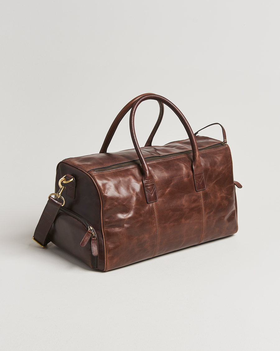 Mies | Laukut | Loake 1880 | Devon Leather Travel Bag Dark Brown