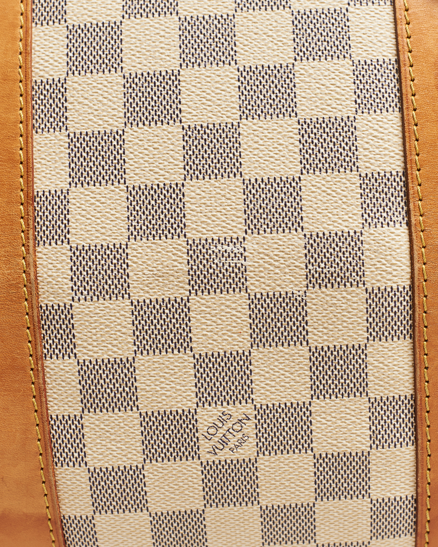 Mies | Louis Vuitton Pre-Owned Keepall 50 Bag Damier Azur | Louis Vuitton Pre-Owned | Keepall 50 Bag Damier Azur
