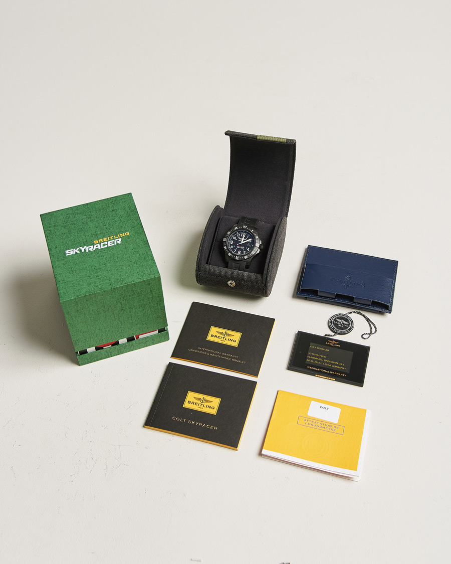 Mies | Breitling Pre-Owned Colt Skyracer X74320E4 Steel Black | Breitling Pre-Owned | Colt Skyracer X74320E4 Steel Black