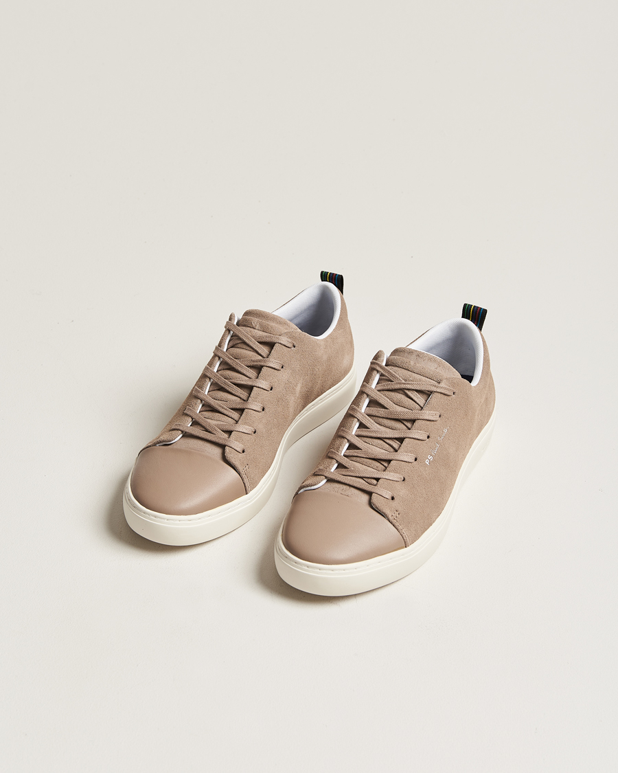 Mies | PS Paul Smith | PS Paul Smith | Lee Cap Toe Suede Sneaker Taupe