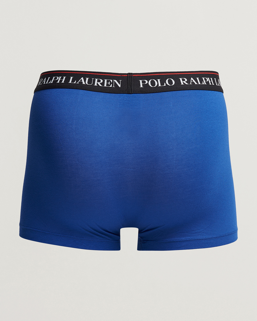 Mies | Alusvaatteet | Polo Ralph Lauren | 3-Pack Cotton Stretch Trunk Sapphire/Red/Black