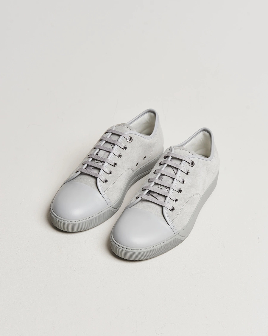 Mies | Kengät | Lanvin | Nappa Cap Toe Sneaker Light Grey