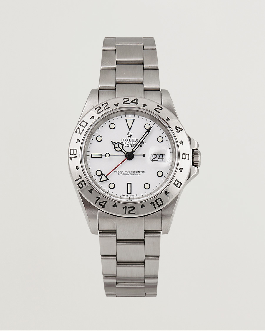 Mies | Rolex Pre-Owned Explorer II 16570 Silver | Rolex Pre-Owned | Explorer II 16570 Silver