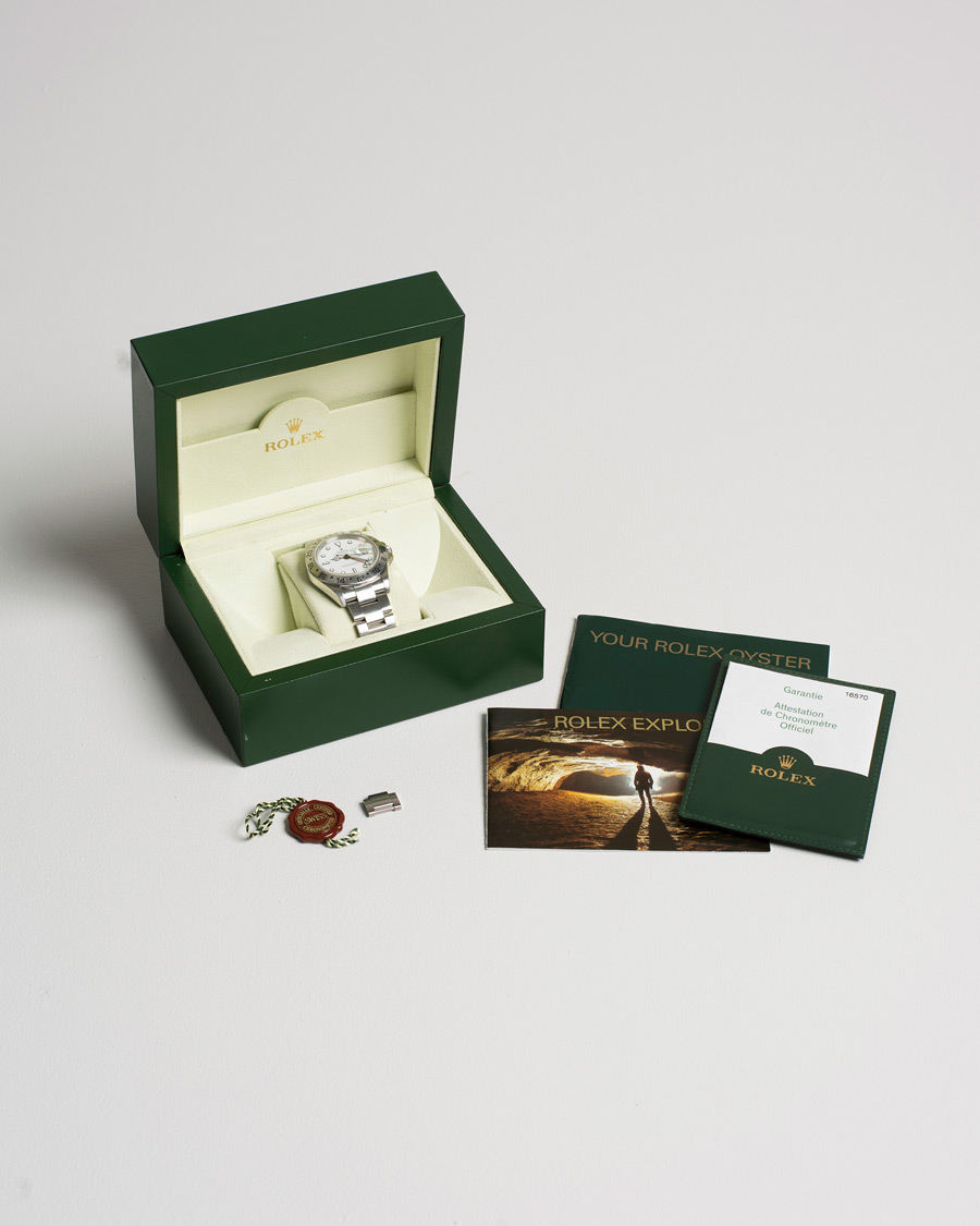 Mies | Rolex Pre-Owned Explorer II 16570 Silver | Rolex Pre-Owned | Explorer II 16570 Silver