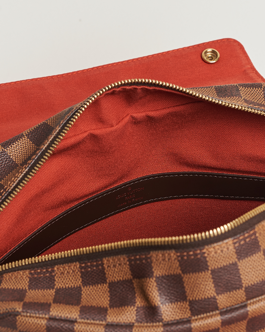 Mies | Louis Vuitton Pre-Owned Naviglio Messenger Bag Damier Ebene | Louis Vuitton Pre-Owned | Naviglio Messenger Bag Damier Ebene