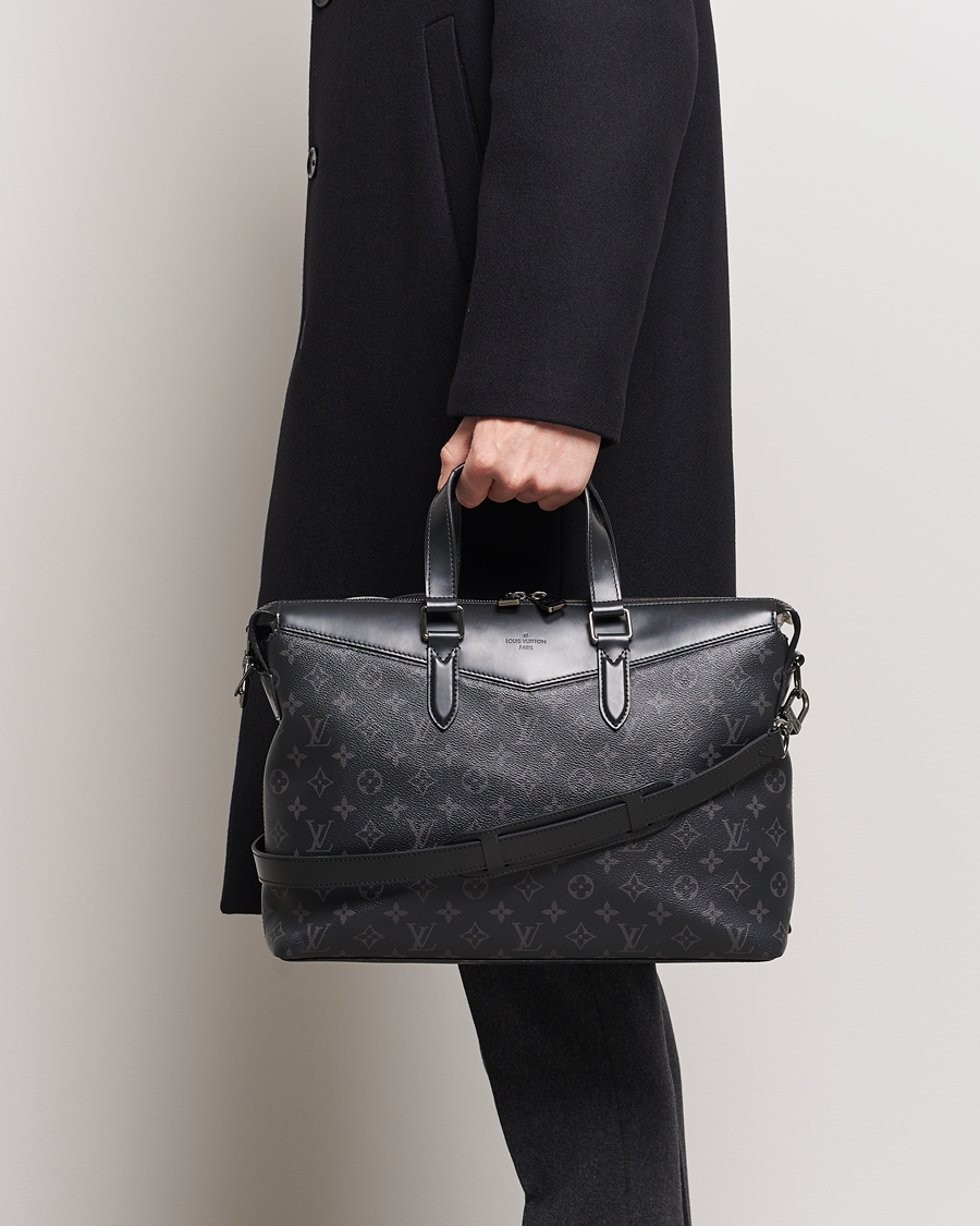 Mies | Louis Vuitton Pre-Owned Briefcase Explorer Monogram Eclipse | Louis Vuitton Pre-Owned | Briefcase Explorer Monogram Eclipse