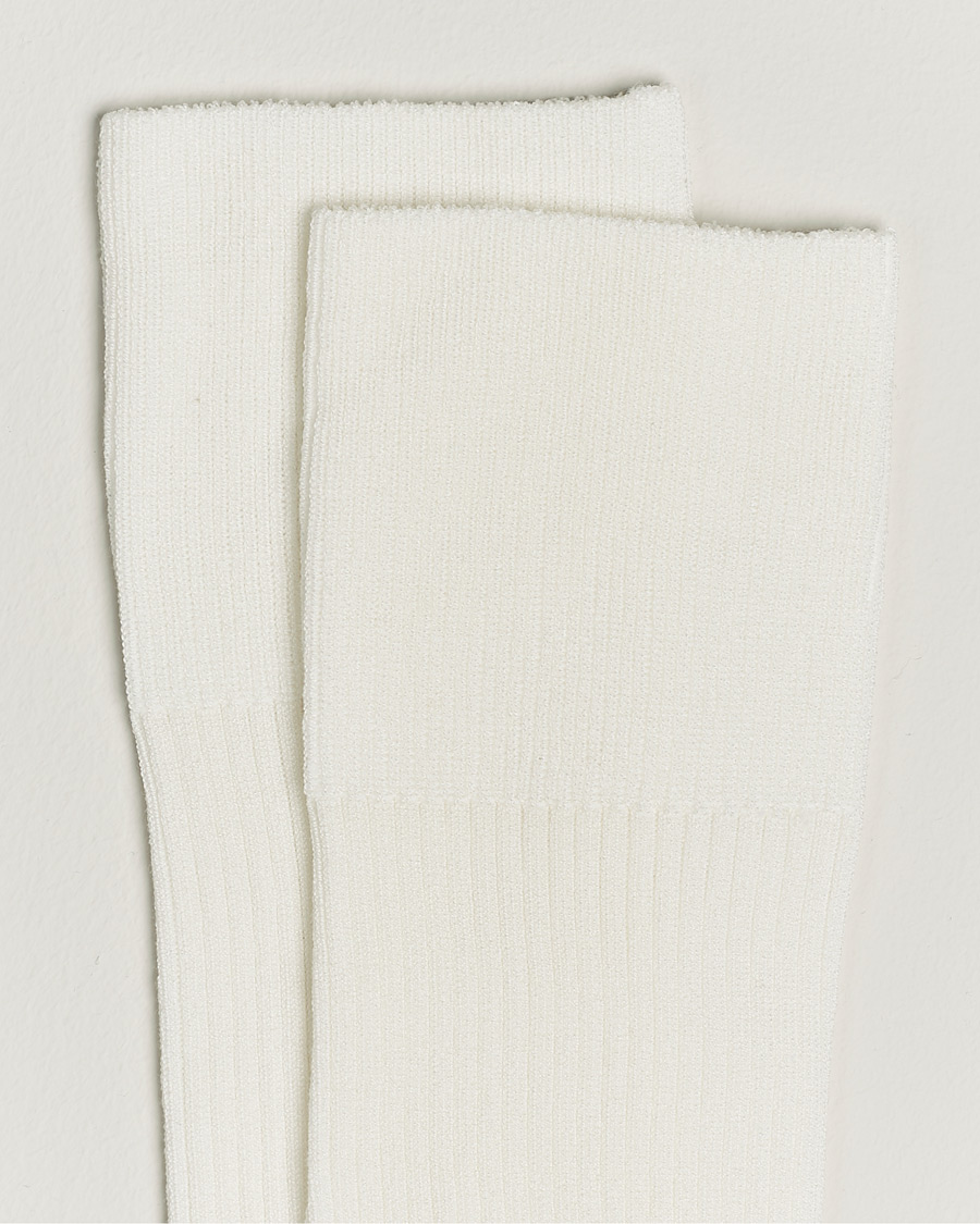 Mies | CDLP | CDLP | Cotton Rib Socks White