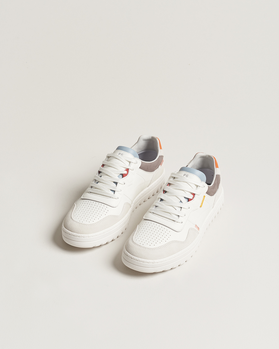 Mies | Paul Smith | PS Paul Smith | Ellis Leather/Suede Sneaker White