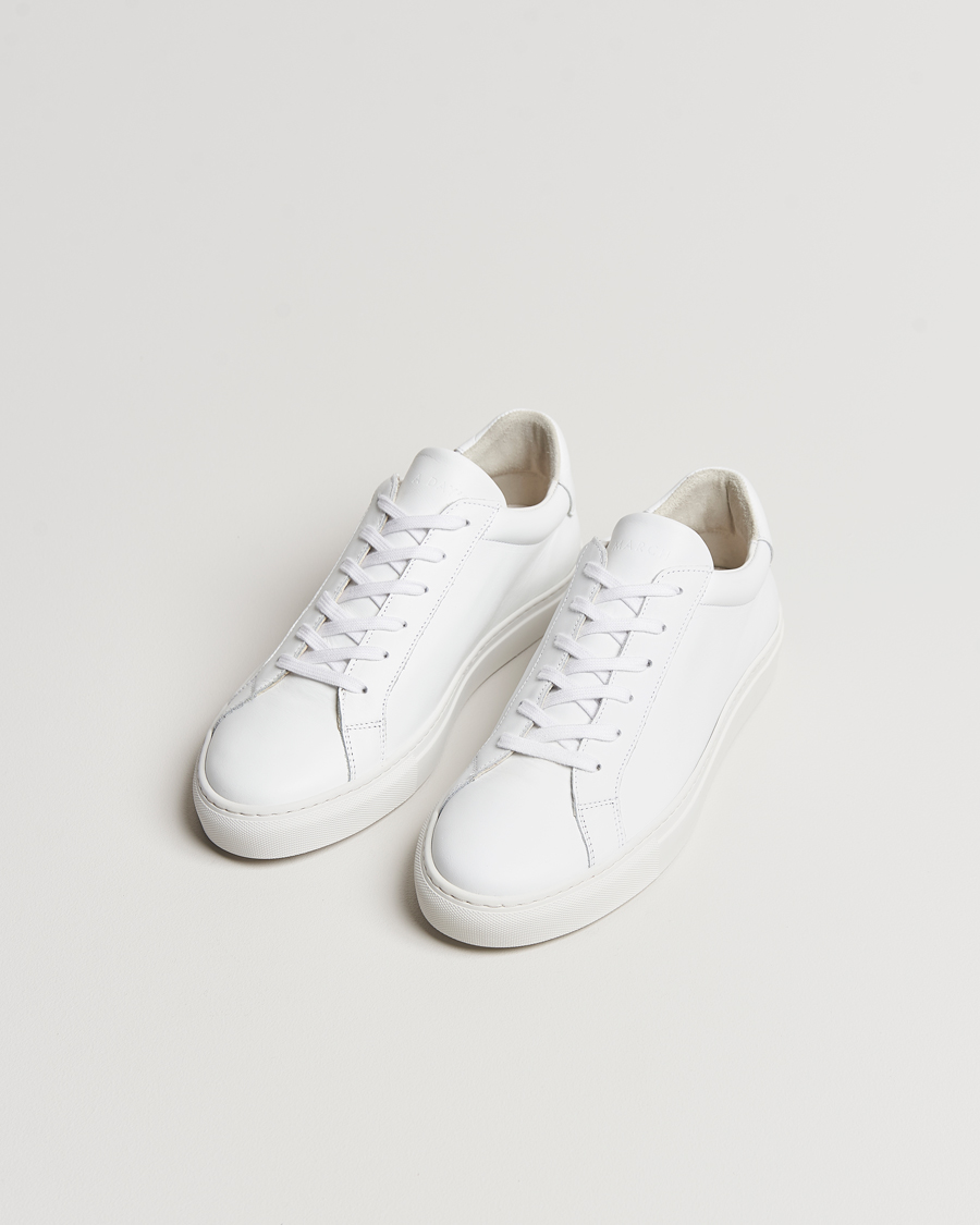 Mies | Kengät | A Day's March | Leather Marching Sneaker White