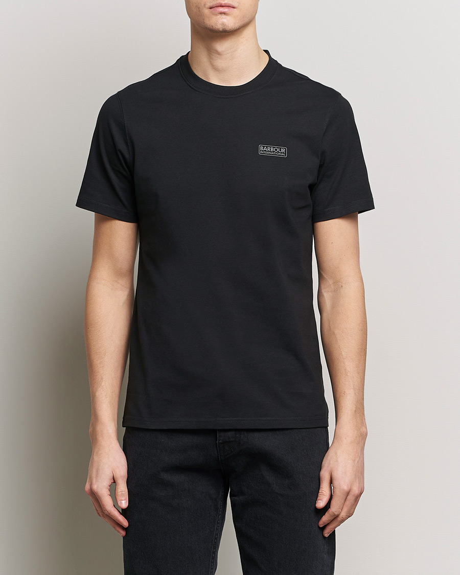 Mies | Barbour | Barbour International | Small Logo T-Shirt Black/Pewter