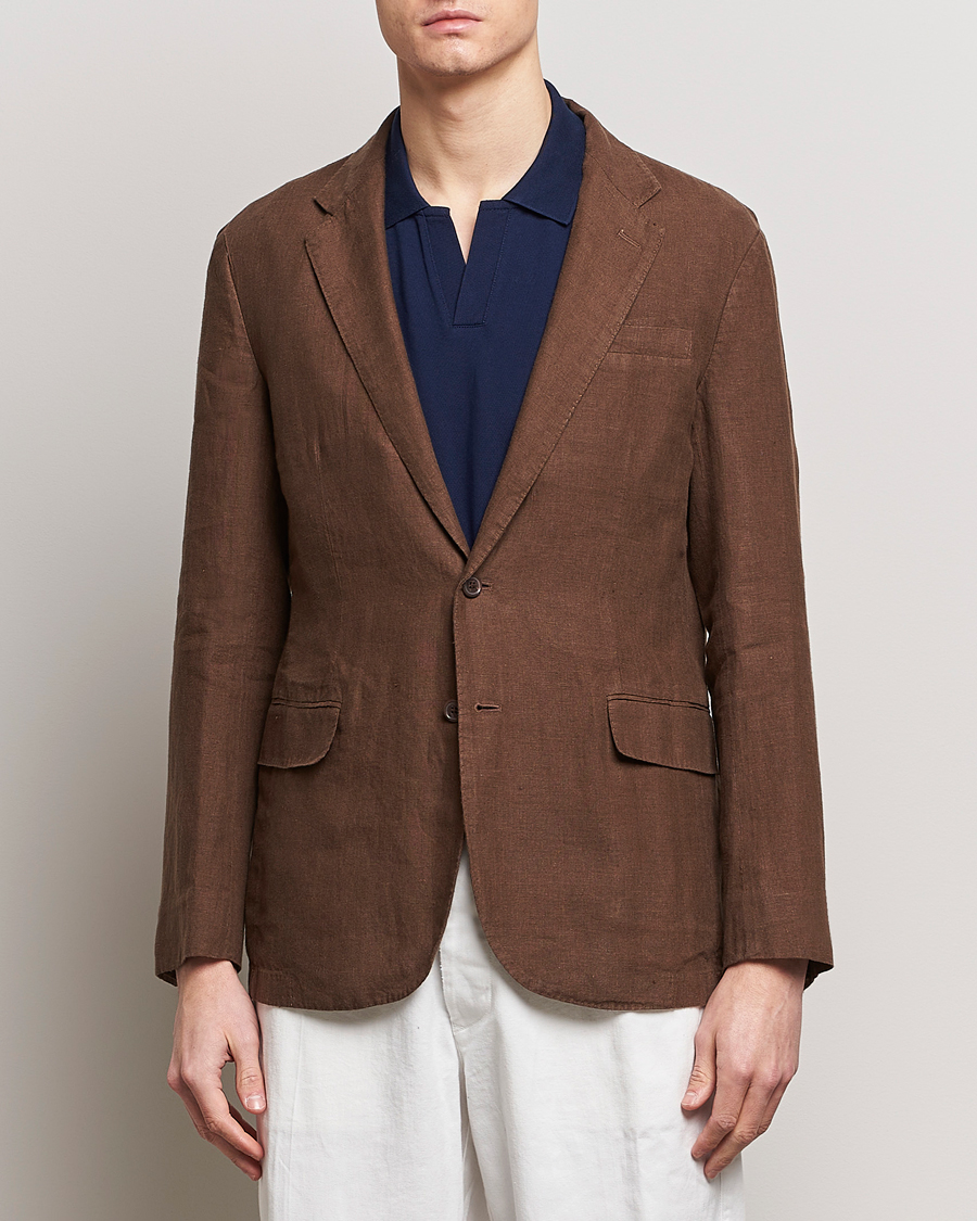 Mies | Preppy Authentic | Polo Ralph Lauren | Linen Sportcoat Chestnut