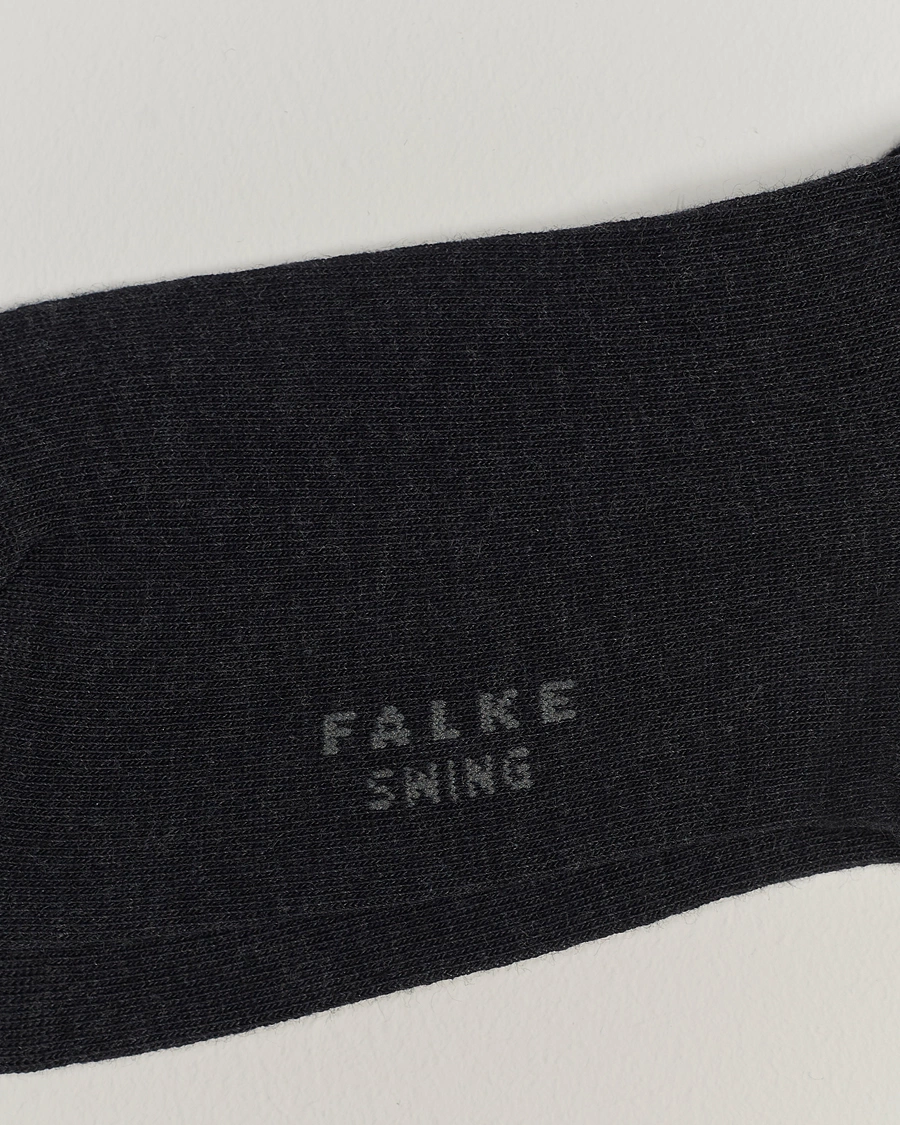 Mies | Alusvaatteet | Falke | Swing 2-Pack Socks Anthracite Melange