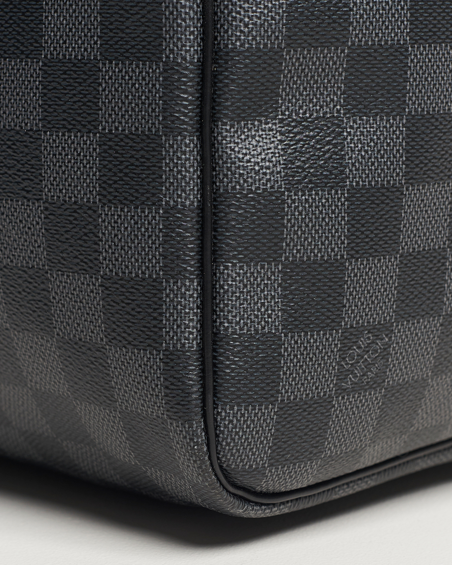 Mies | Louis Vuitton Pre-Owned Keepall Bandoulière 55 Damier Graphite | Louis Vuitton Pre-Owned | Keepall Bandoulière 55 Damier Graphite