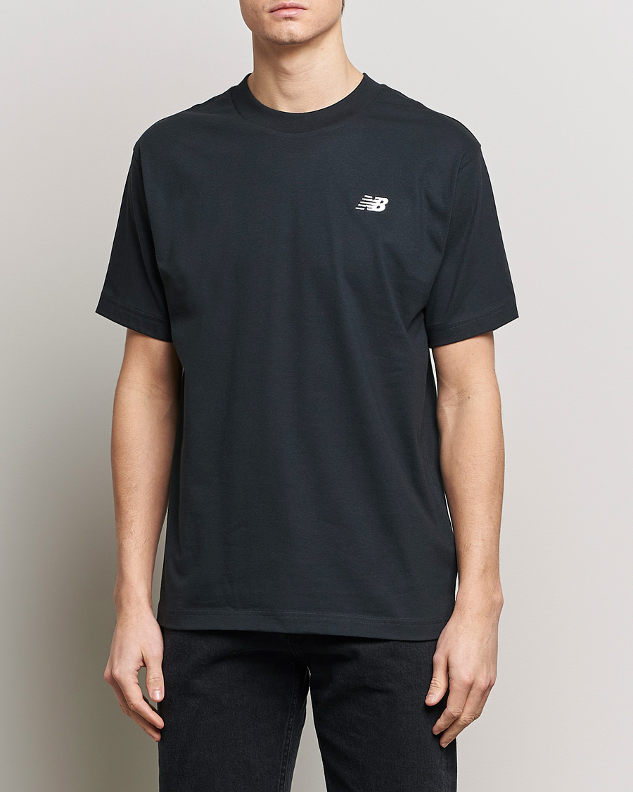 Mies | New Balance | New Balance | Essentials Cotton T-Shirt Black