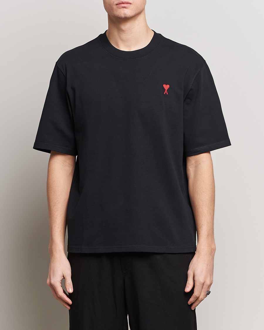 Mies | Vaatteet | AMI | Heart Logo T-Shirt Black