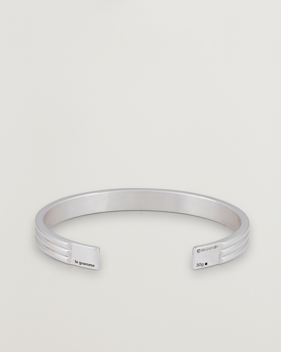 Mies |  | LE GRAMME | Godron Braclet Sterling Silver 30g