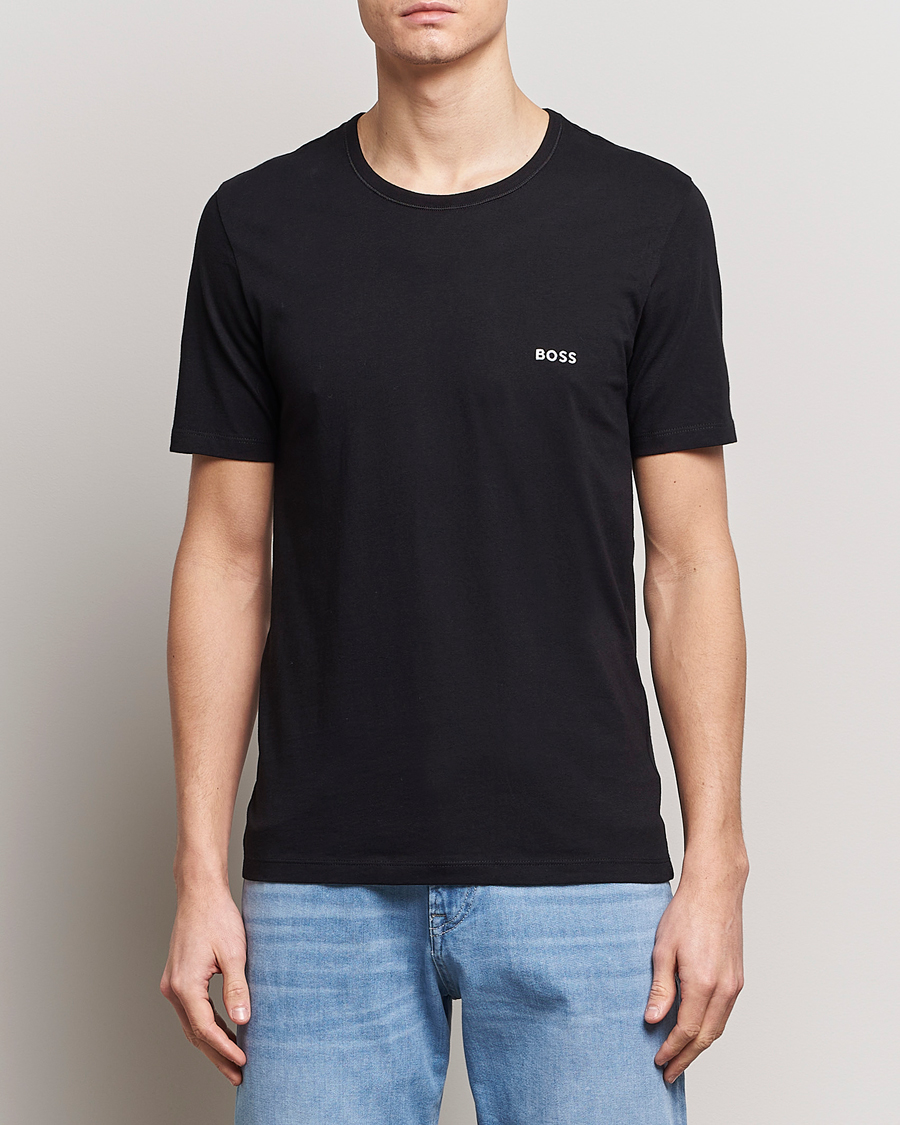 Mies | Kanta-asiakastarjous | BOSS BLACK | 3-Pack Crew Neck T-Shirt Black/White/Red