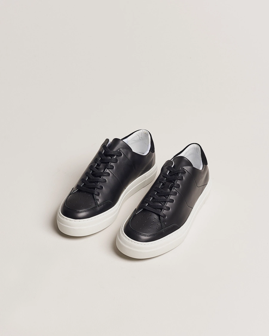 Mies | Kengät | J.Lindeberg | Art Signature Leather Sneaker Black