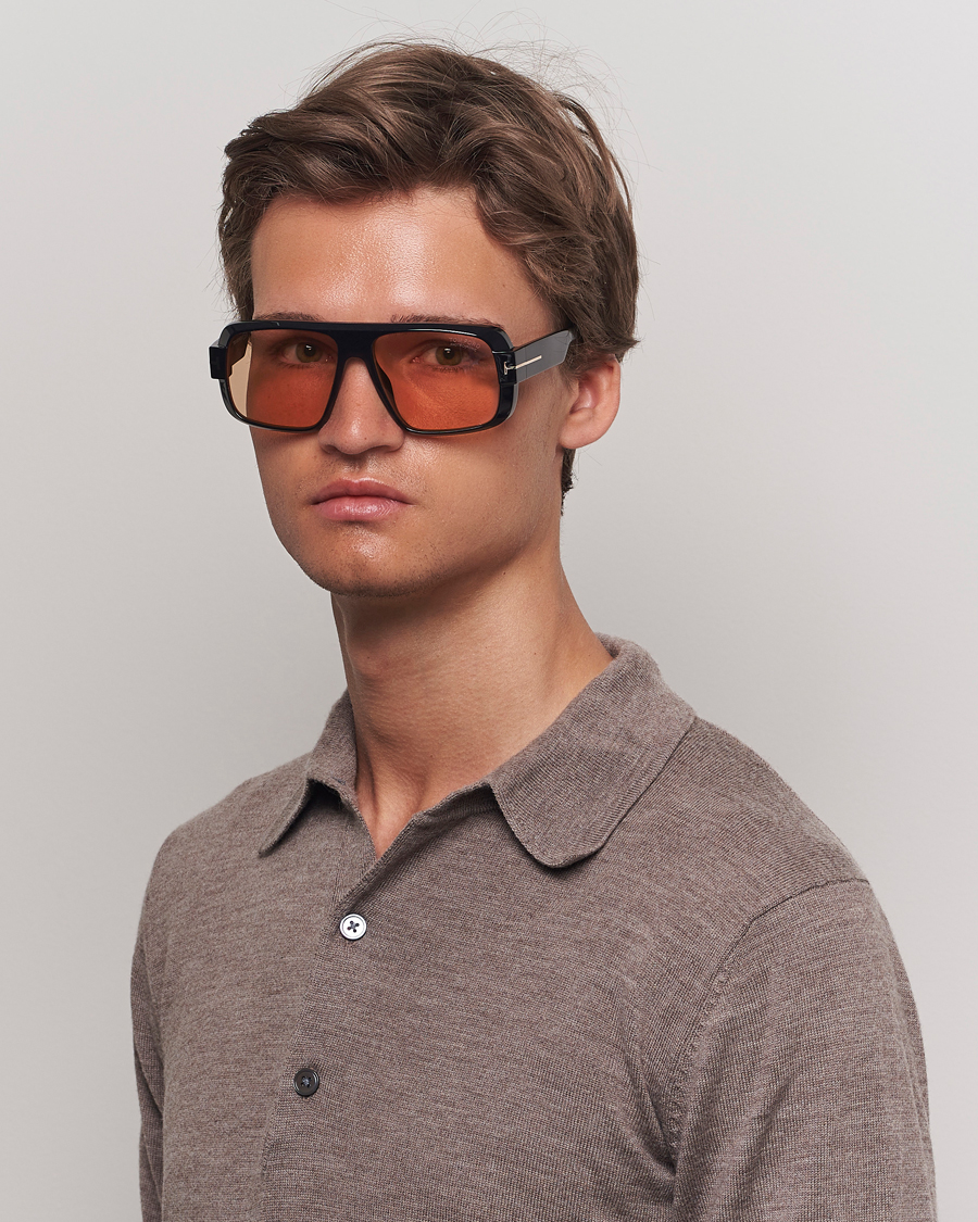 Mies | Aurinkolasit | Tom Ford | Turner FT1101 Sunglasses Black/Brown