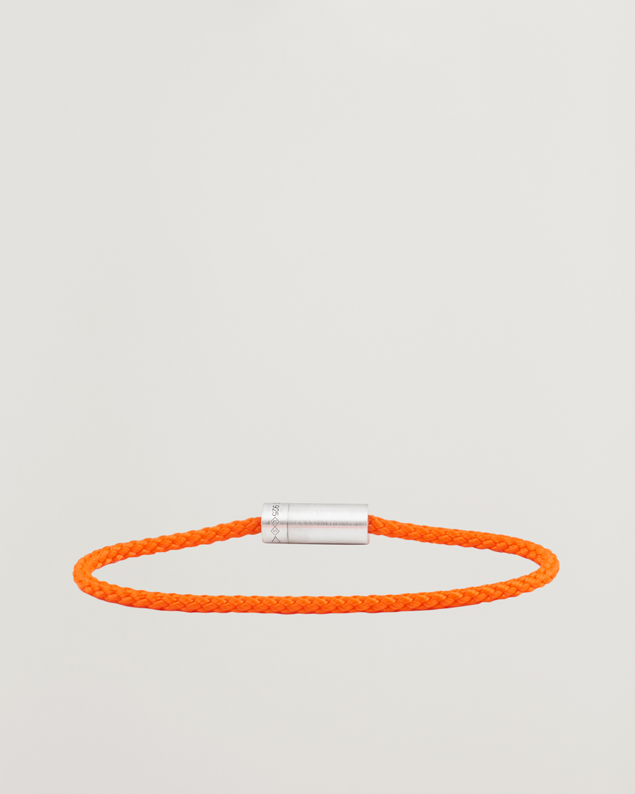 Mies |  | LE GRAMME | Nato Cable Brushed Bracelet Orange/Sterling Silver 7g