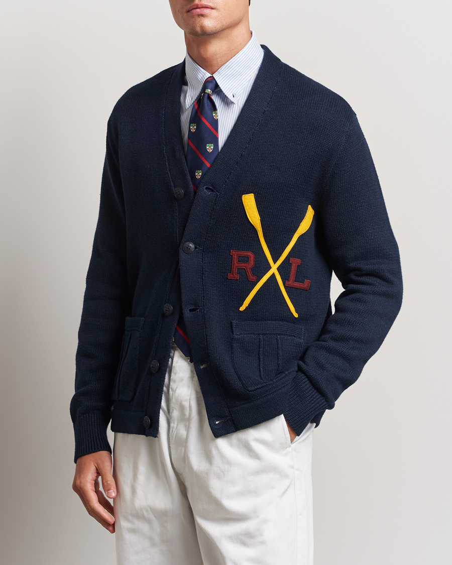 Mies |  | Polo Ralph Lauren | RL Rowing Knitted Cardigan Aviator Navy