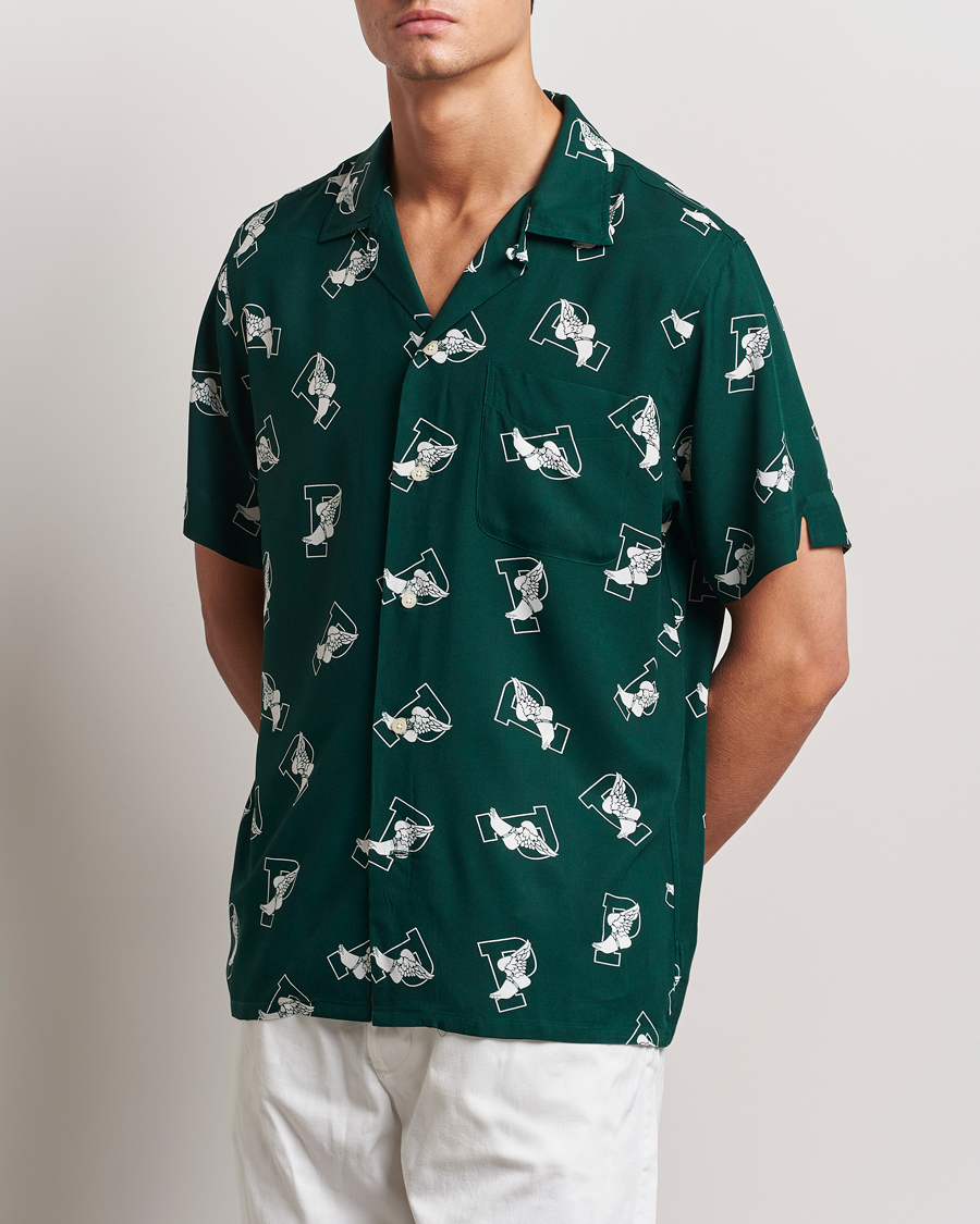Mies |  | Polo Ralph Lauren | Printed P Wing Short Sleeve Shirt Toss Green