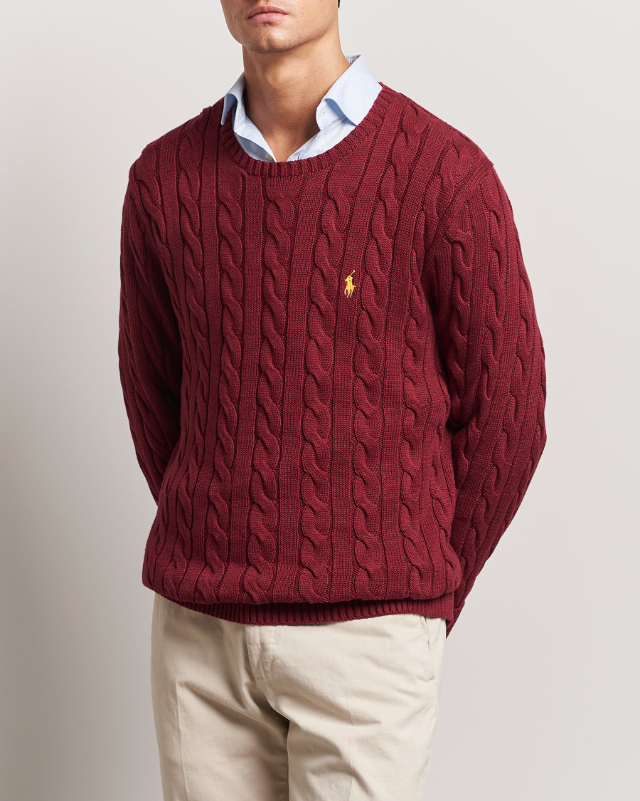 Mies |  | Polo Ralph Lauren | Cotton Cable Pullover Red Carpet