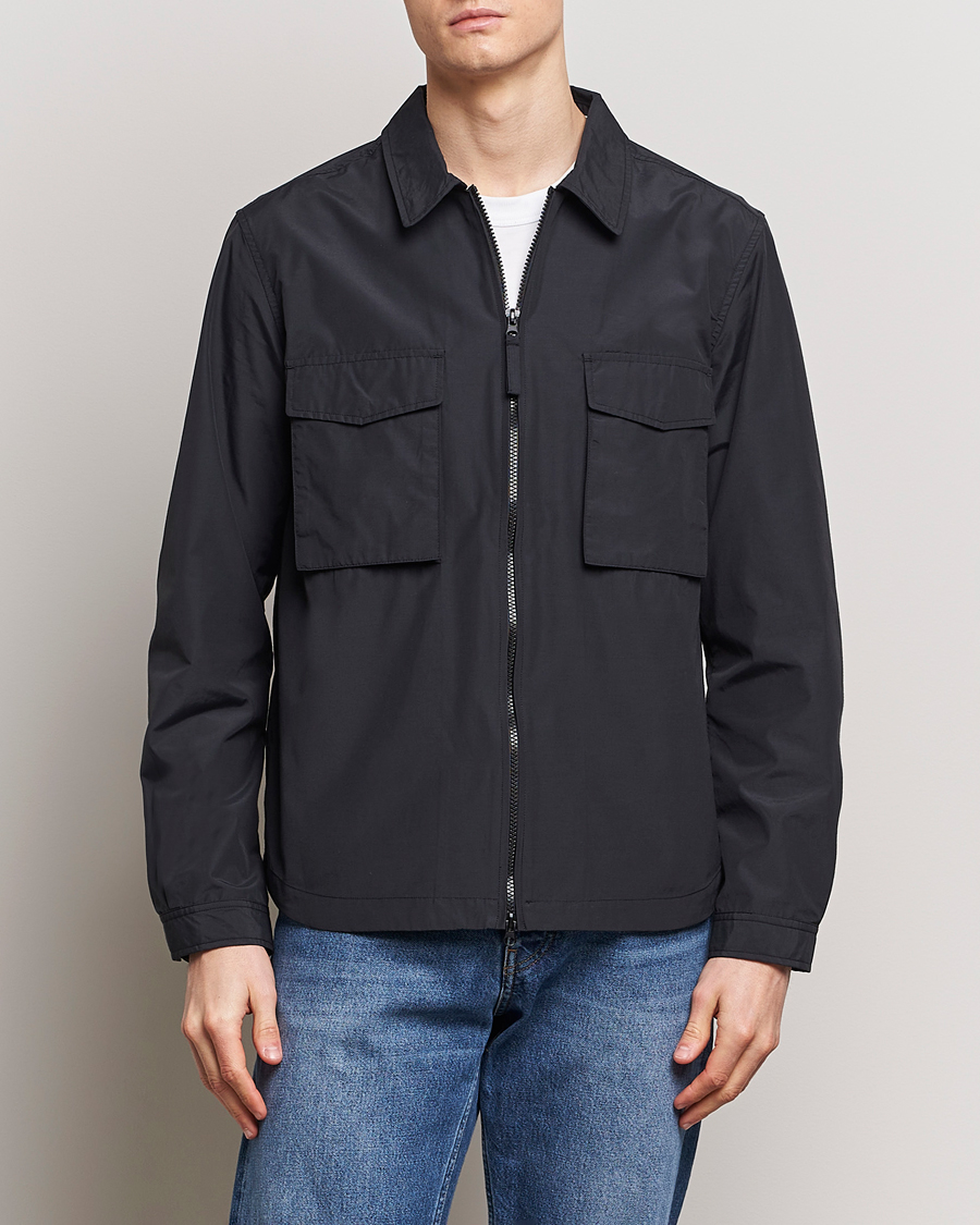 Mies | A Day's March | A Day\'s March | Buxton Nylon Overshirt Black