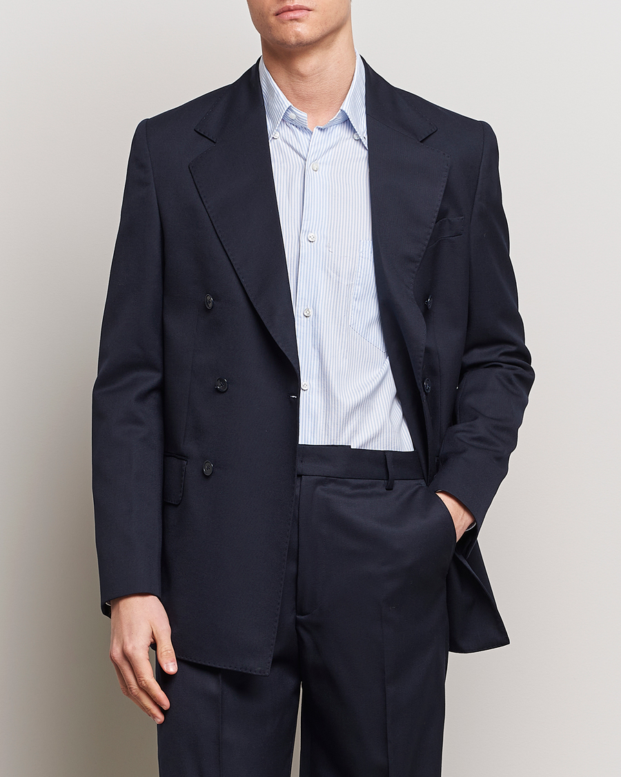Mies | Pikkutakit | A Day's March | Welland Double Breasted Blazer Navy