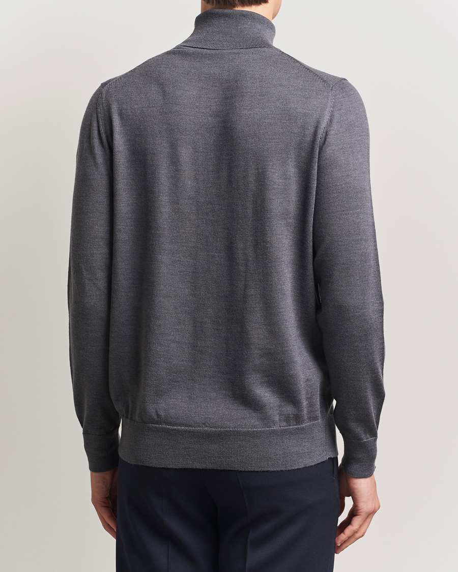 Mies | Puserot | Charles Tyrwhitt | Pure Merino Roll Neck Jumper Grey