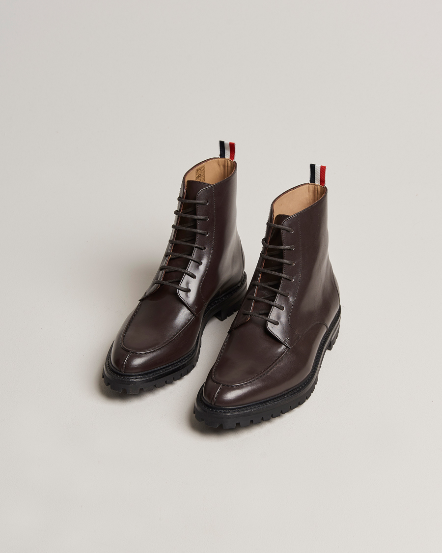 Mies | Nilkkurit | Thom Browne | Apron Stitch Commando Boots Brown