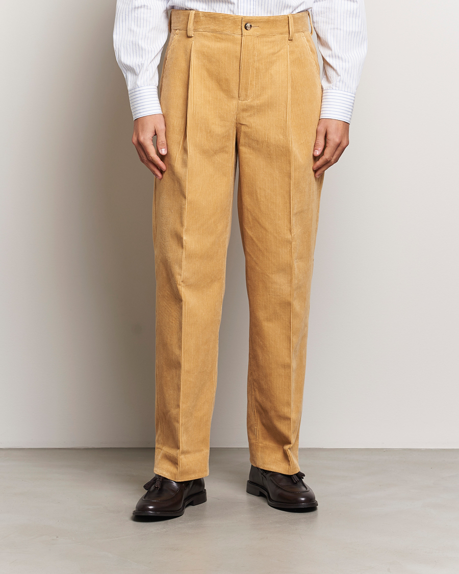 Mies |  | GANT 240 Mulberry Street | Corduroy Pants Mustard Grain