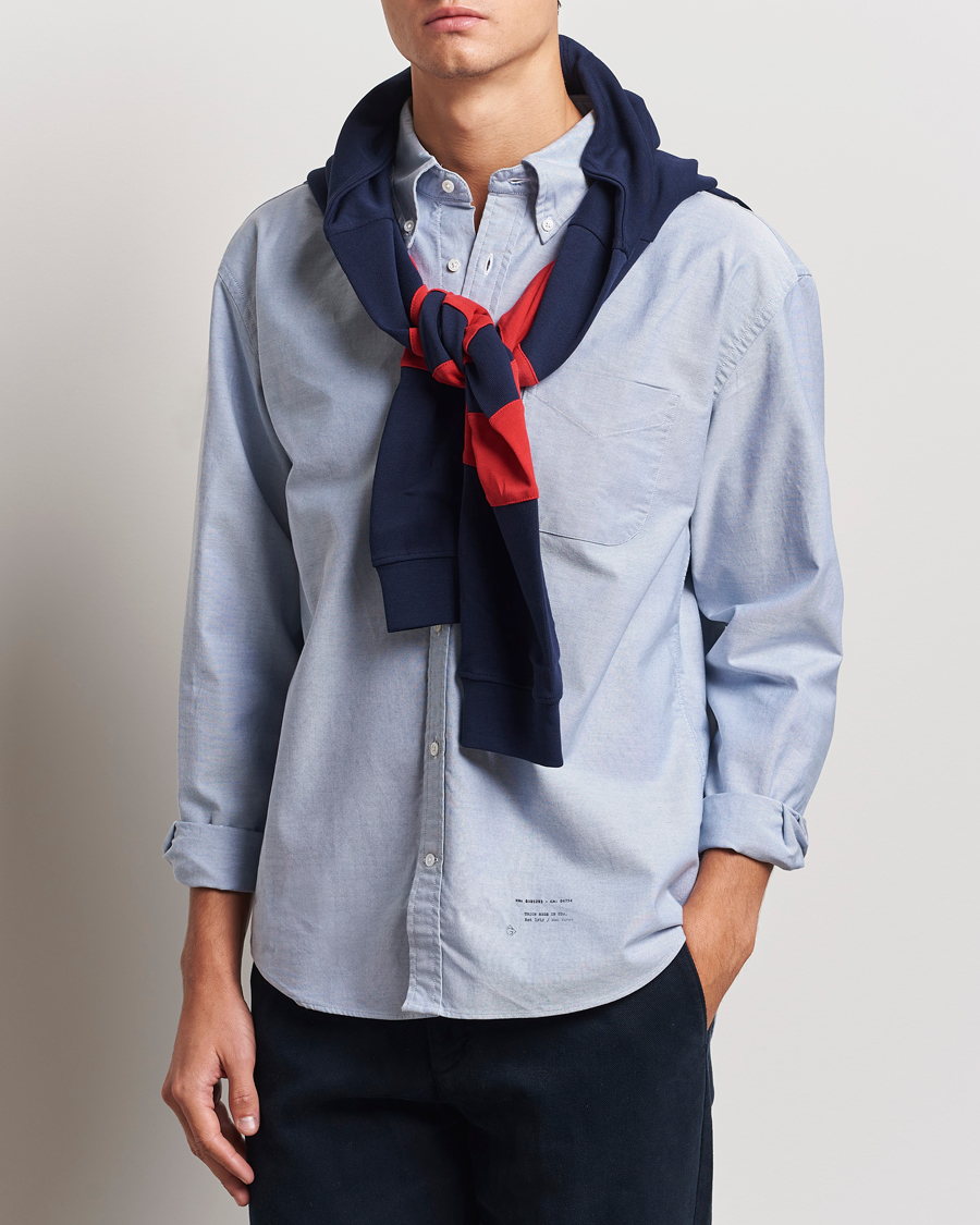 Mies |  | GANT 240 Mulberry Street | Regular Fit US Oxford Shirt Blue Water