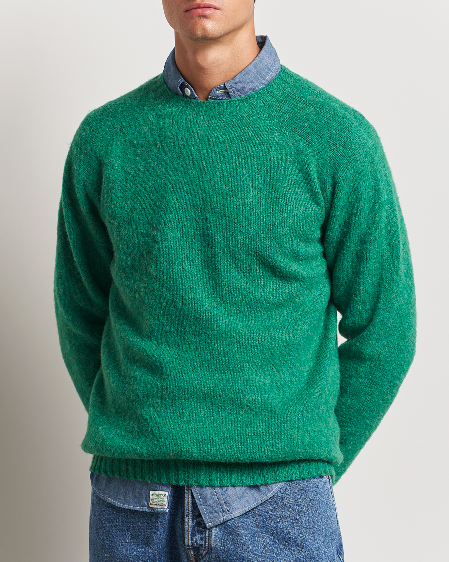 Mies | Vaatteet | Harley Of Scotland | Brushed Supersoft Lambswool Crewneck Pixie