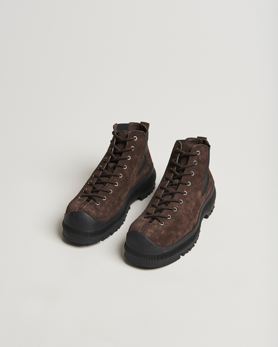 Mies |  | Jil Sander | Suede Ankle Boots Dark Brown