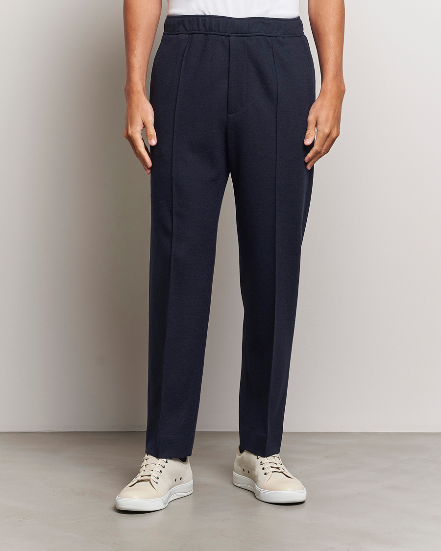 Mies |  | Lanvin | Wool Drawstring Trousers Navy