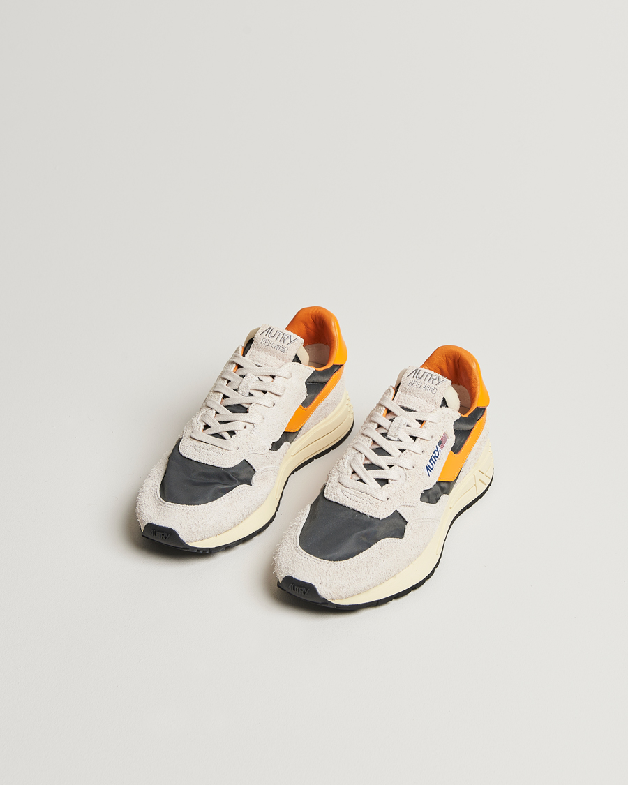 Mies | Contemporary Creators | Autry | Reelwind Running Sneaker White/Grey/Orange