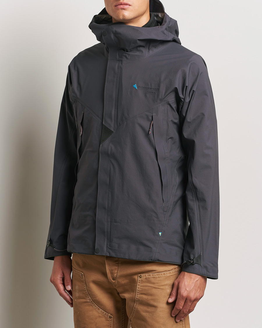 Mies |  | Klättermusen | Asynja Lightweight Waterproof Jacket Raven