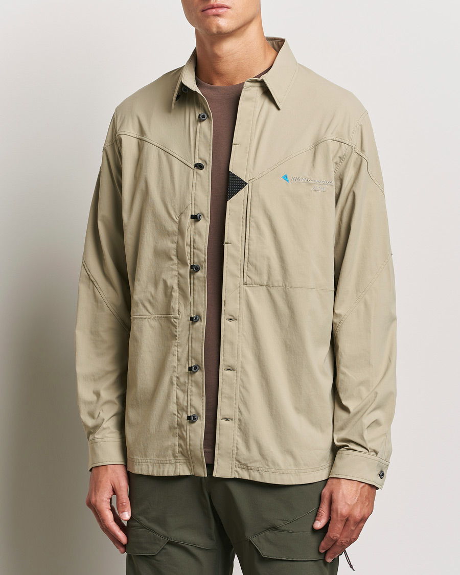 Mies |  | Klättermusen | Garm Technical Outdoor Shirt Silver Green