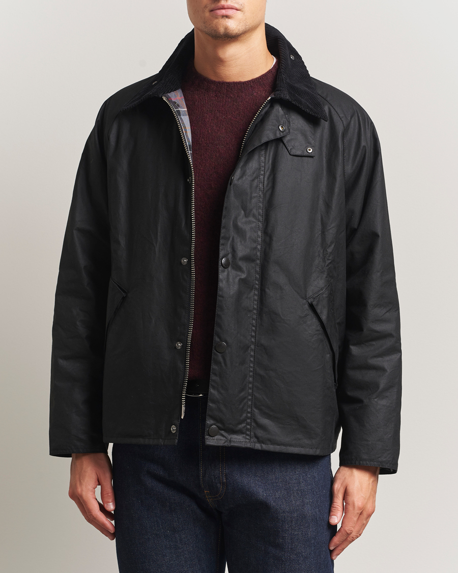 Mies | Takit | Barbour Heritage | Oversize Transport Wax Jacket Black