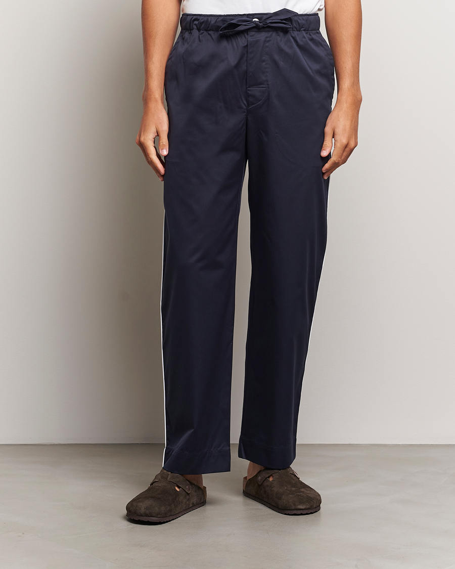 Mies |  | Tekla | Sateen Pyjama Pants Chelsea Navy