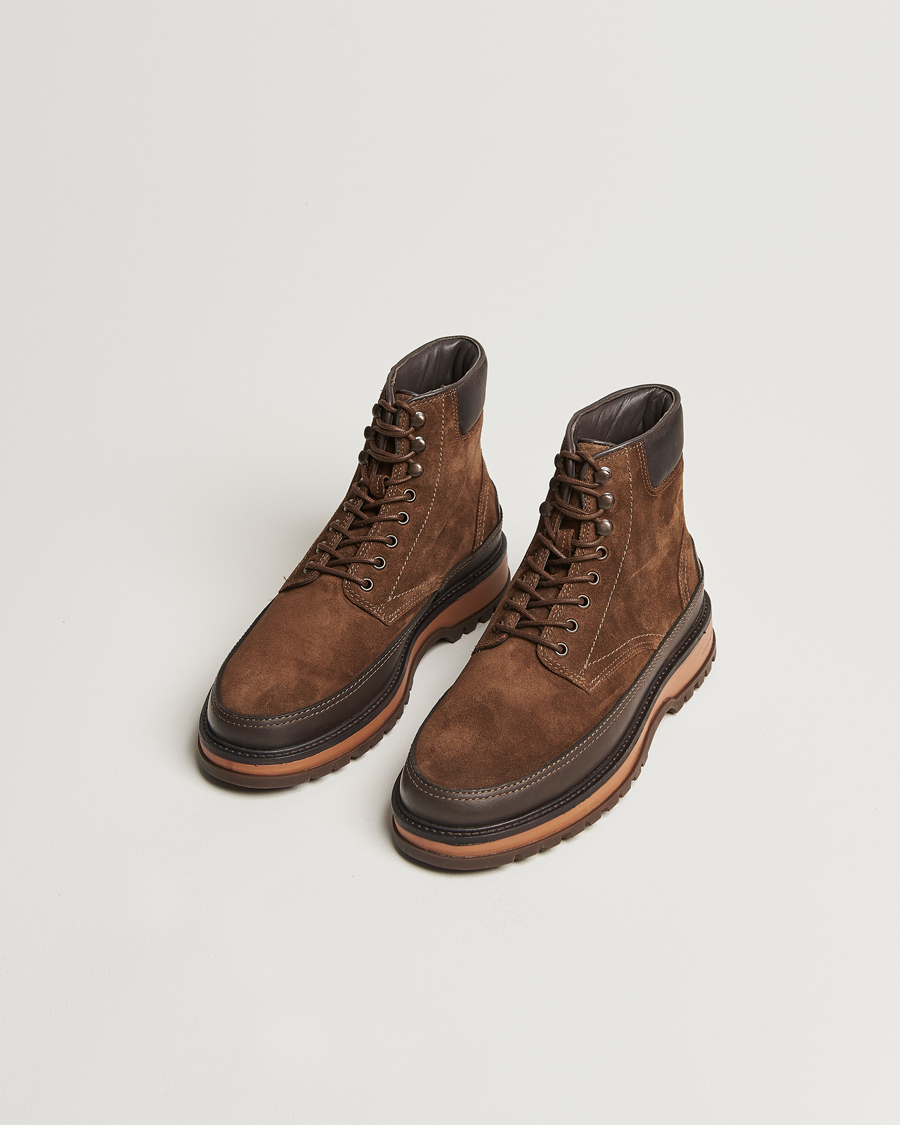 Mies |  | GANT | Clefton Felt Lined Suede Boot Tobacco Brown