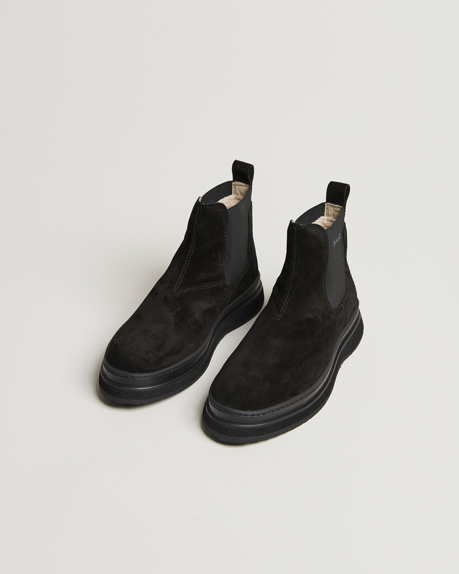 Mies | Nilkkurit | GANT | Blistown Shearling Suede Chelsea Boot Black