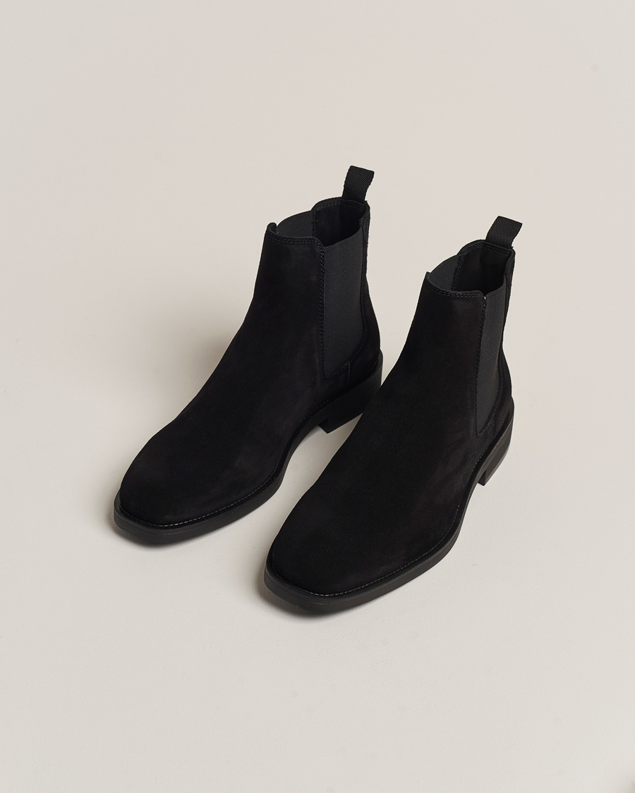 Mies |  | GANT | Rizmood Suede Chelsea Boot Black