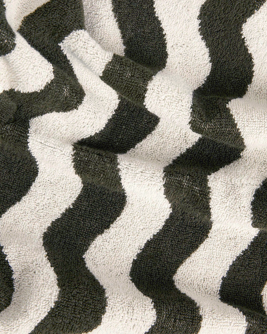 Mies | Uimahousut | OAS | Forest Waver Towel Green/White