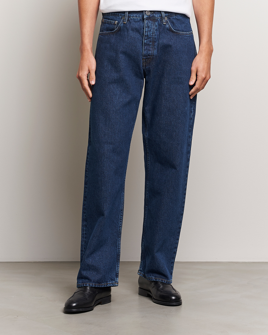 Mies |  | Sunflower | Loose Jeans Rinse Blue