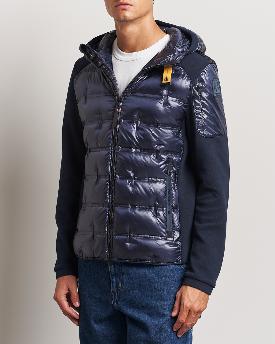 Mies |  | Parajumpers | Gyles Piquet Puffer Hybrid Jacket Blue Navy