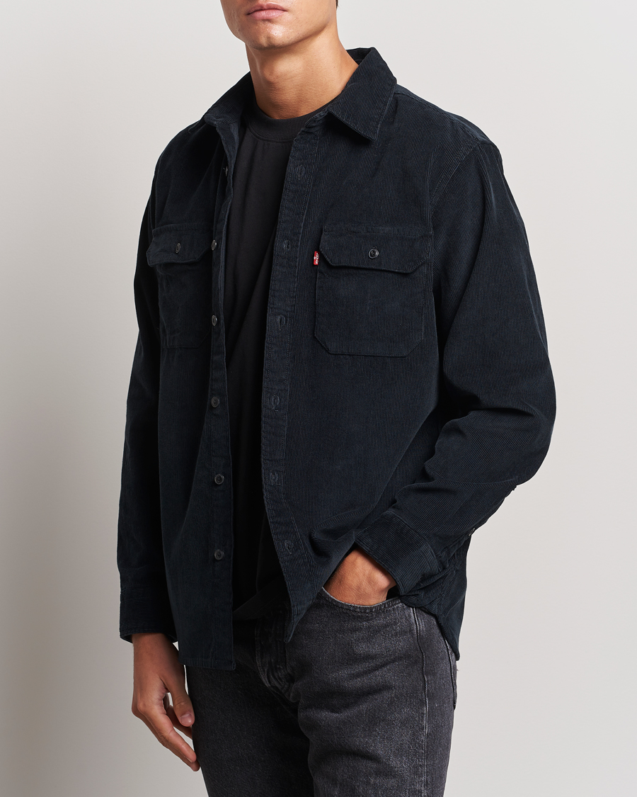 Mies |  | Levi\'s | Jackson Corduroy Worker Shirt Jet Black