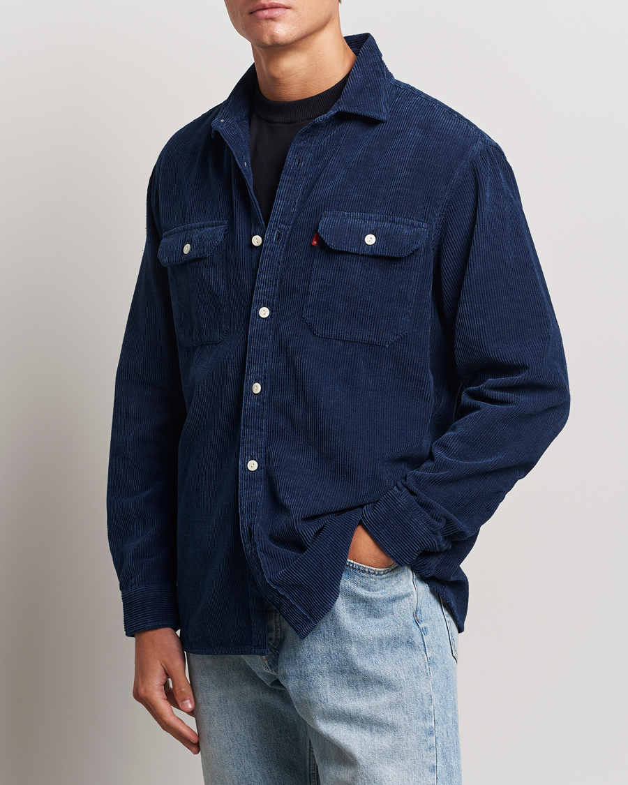 Mies |  | Levi\'s | Jackson Corduroy Worker Shirt Enzo Vintage Indigo
