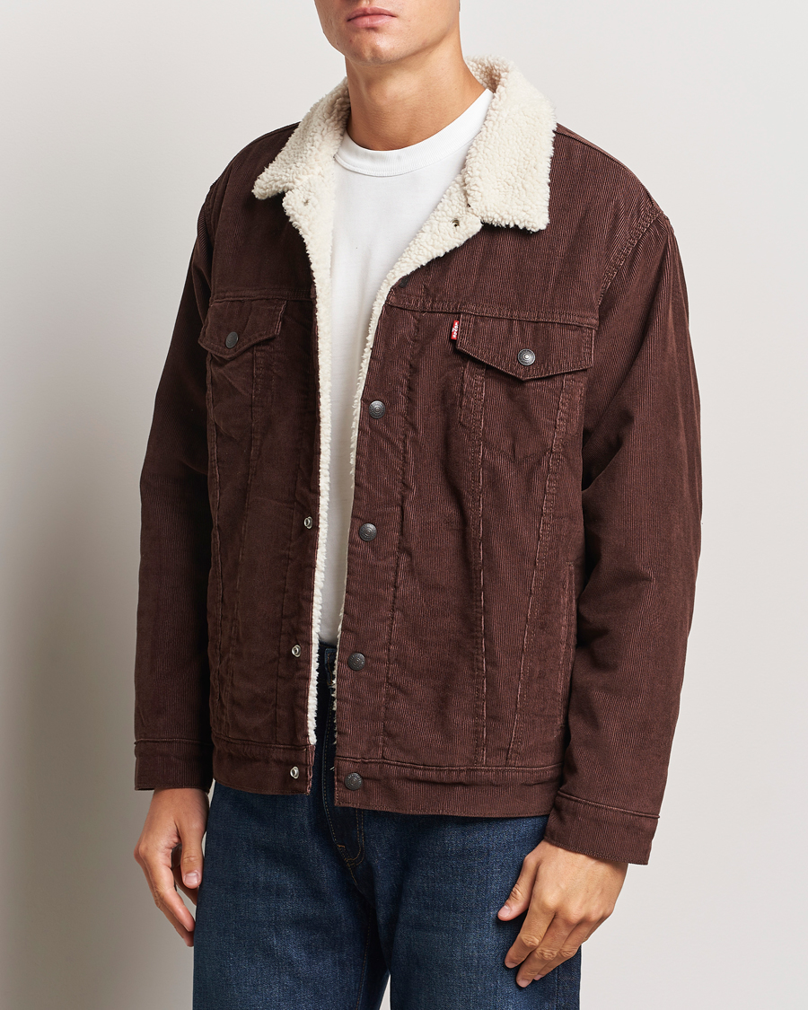 Mies |  | Levi\'s | Relaxed Fit Sherpa Trucker Chicory Coffee